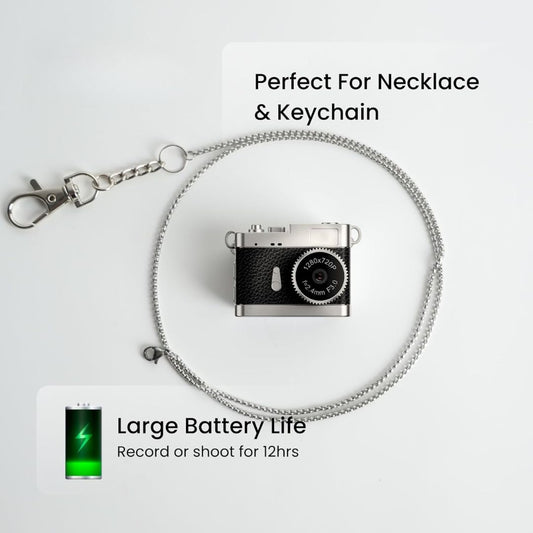 Mini Digital Camera with 720p HD Video, Flashlight & Keychain & Filter Modes