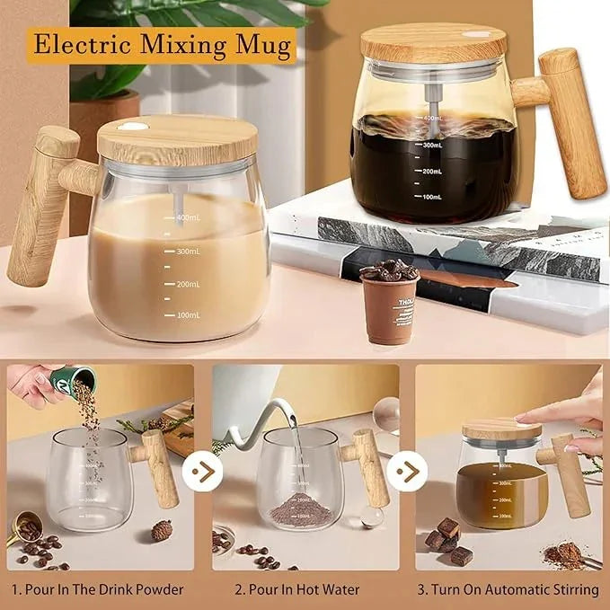Smart Self Stirring Mug - Cart Sathi