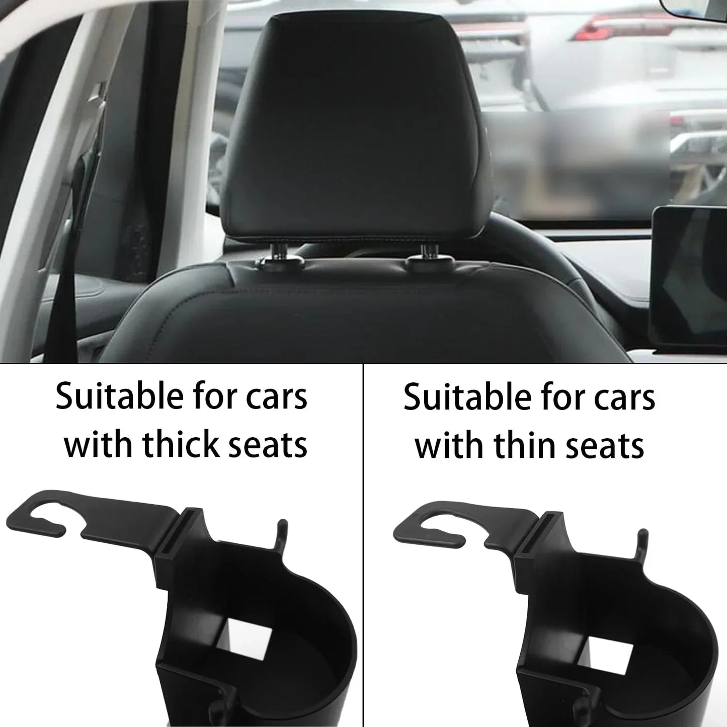 Car Headrest Backseat Organizer 3 in 1 - Cart Sathi
