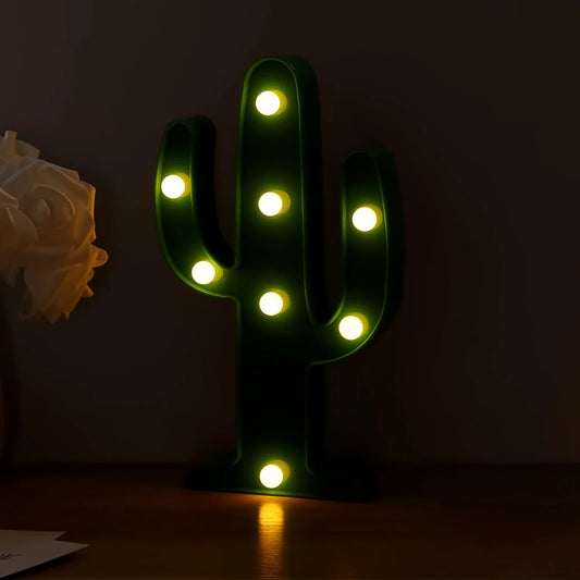 LED Cactus Desk Lamp - Cart Sathi