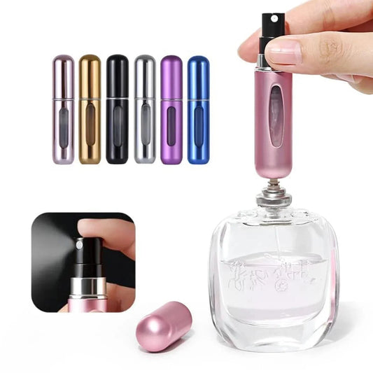 Mini Portable Perfume Empty Spray Bottle (Mix Color) - Cart Sathi