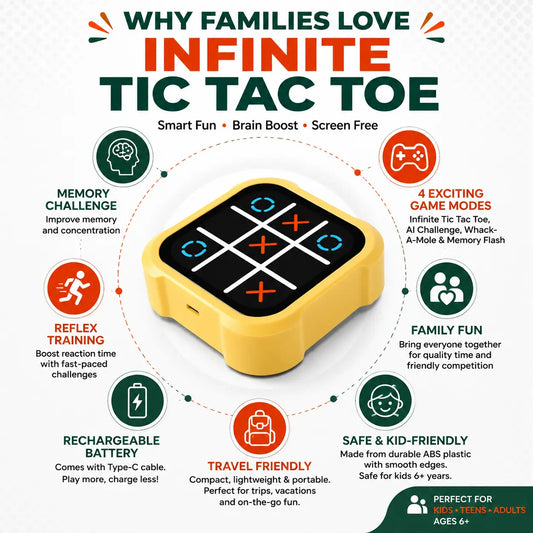 Infinite Tic Tac Toe Game