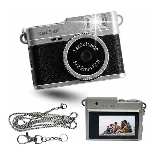 Mini Digital Camera with 720p HD Video, Flashlight & Keychain &  Filter Modes
