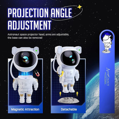 Astronaut Galaxy 360° Projector Night Light