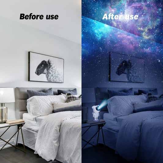 Astronaut Galaxy 360° Projector Night Light
