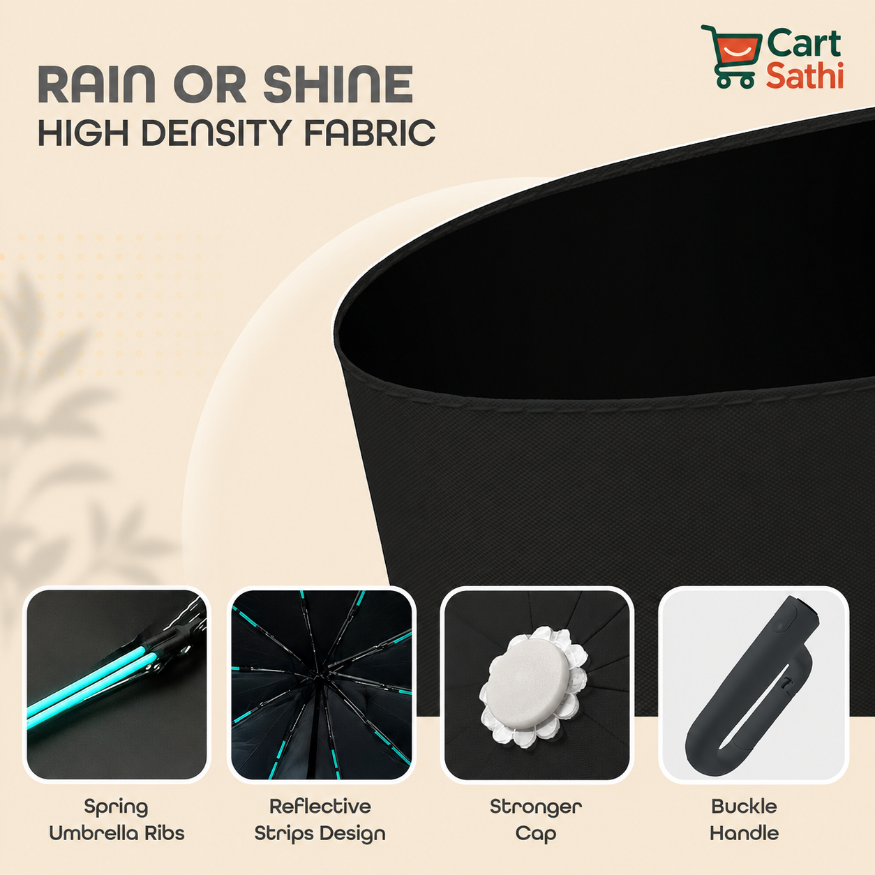 Ring Buckle Umbrella (Multicolor)