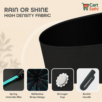 Ring Buckle Umbrella (Multicolor)
