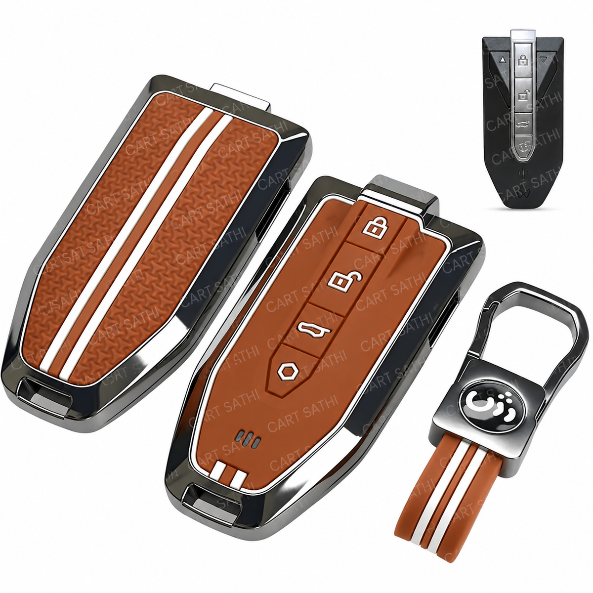Metal Key Cover For Mahindra BE 6, XEV 9 EV, XUV 7XO