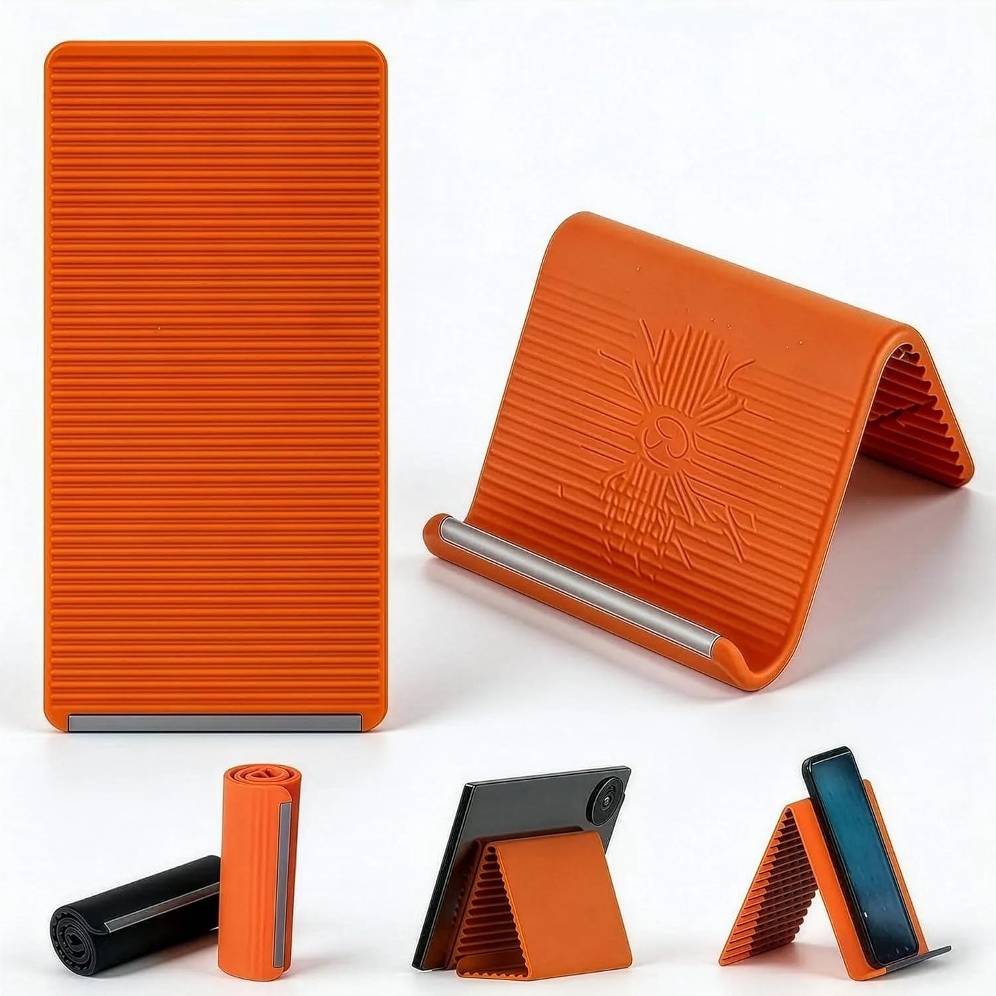 Portable Foldable Silicone Aluminum Phone Holder