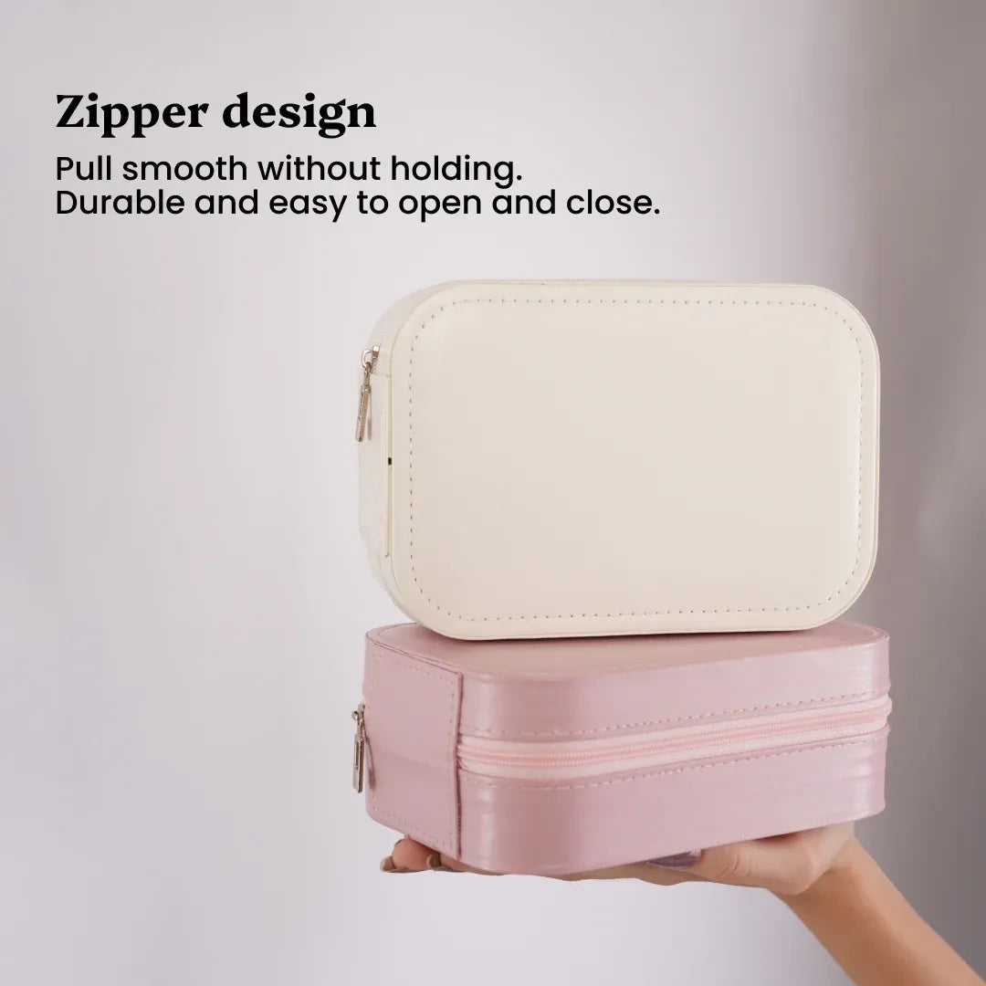 Mini Makeup Box With LED Mirror
