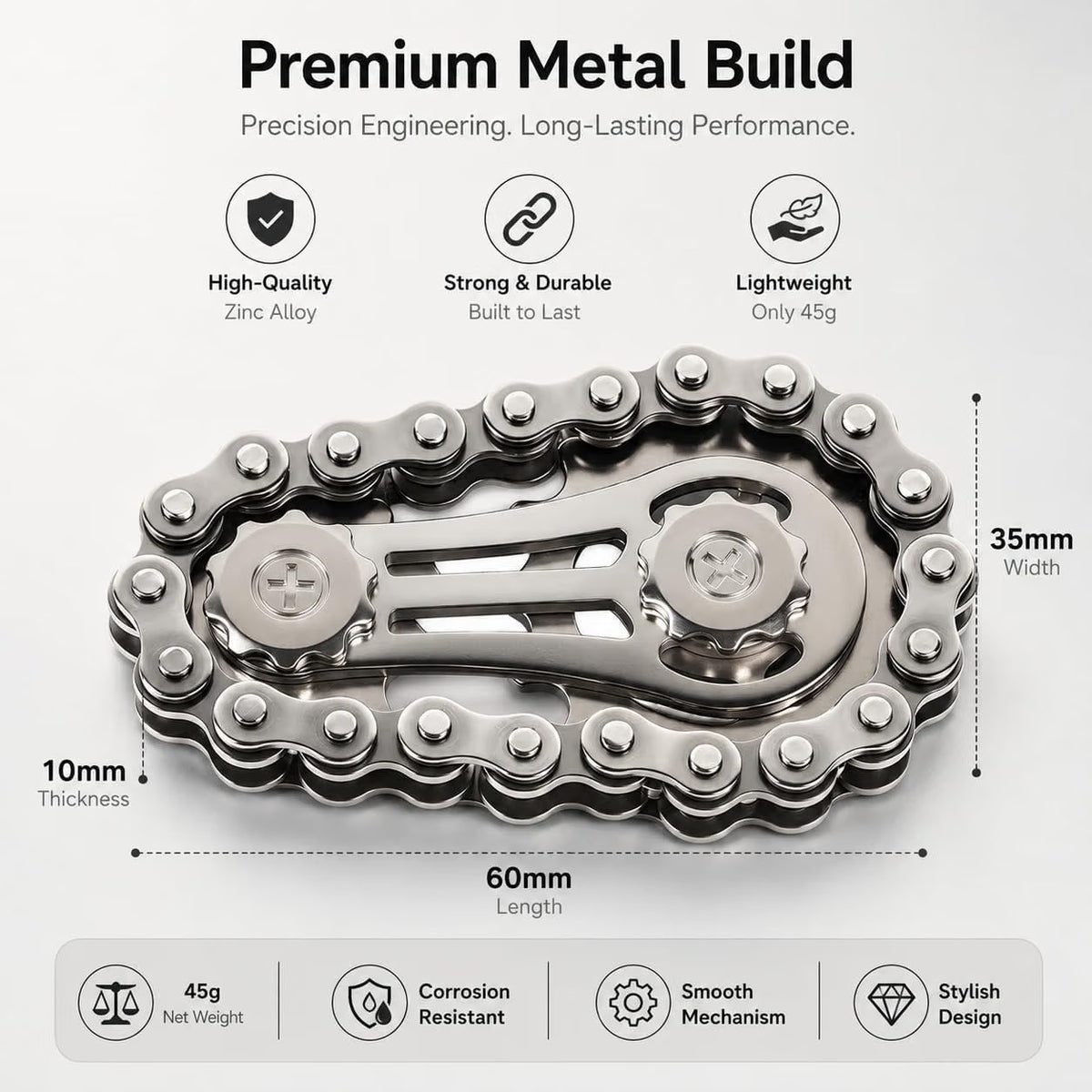 GearLoop Metal Fidget