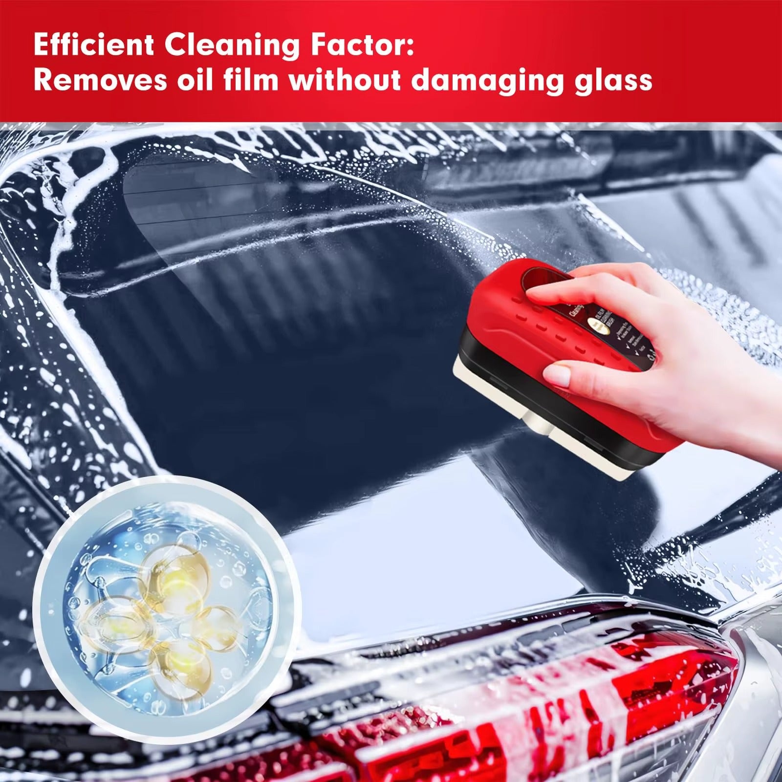 Oil Film Cleaning Brush | Anti-Rain & Glass Clarity Brush - Cart Sathi