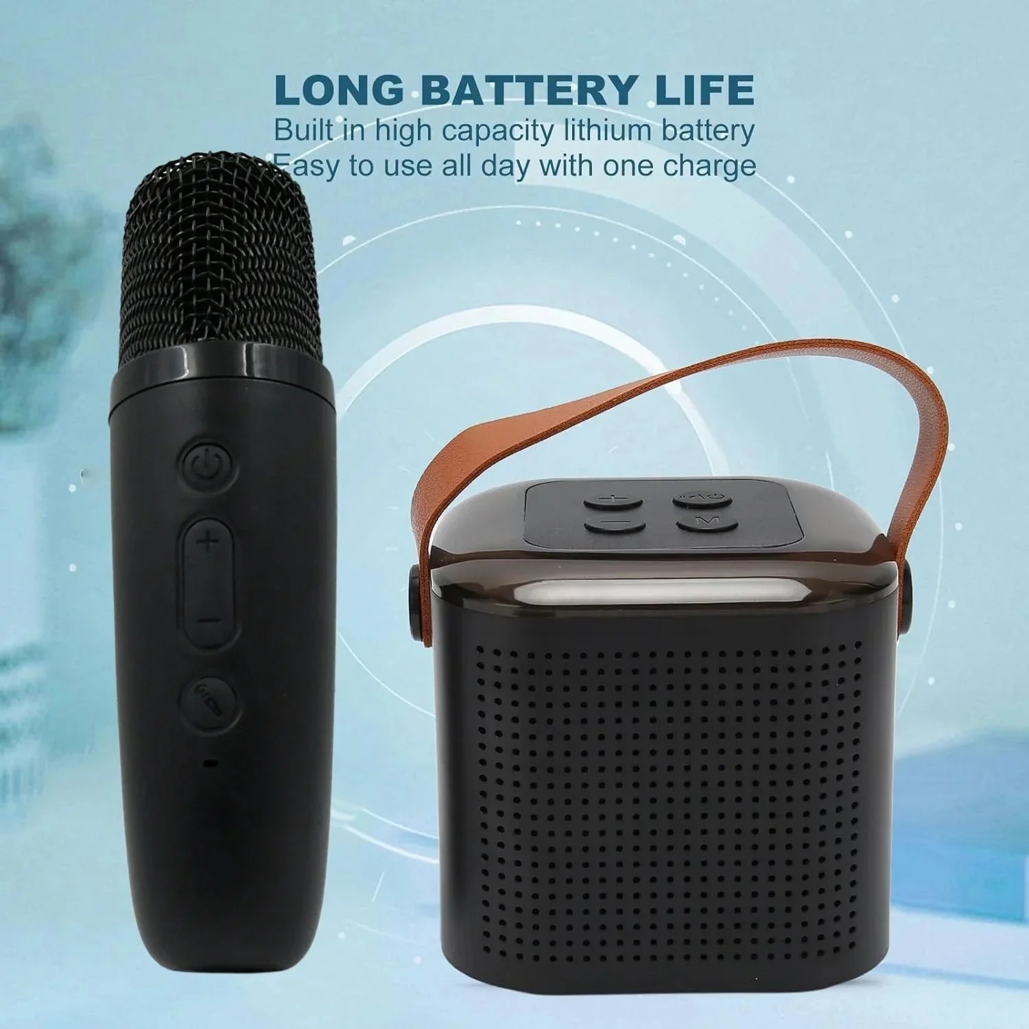 Wireless Karaoke Speaker & Portable Microphone Set - Cart Sathi