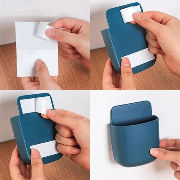 Wall Mounted Storage Box for Phone & Remote