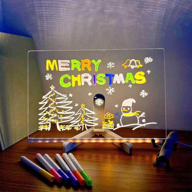 Kids Acrylic Writing Pad With Pen
