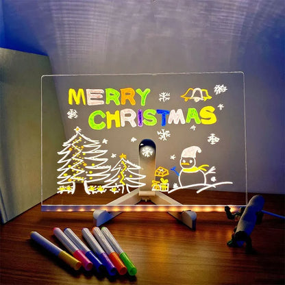 Kids Acrylic Writing Pad With Pen