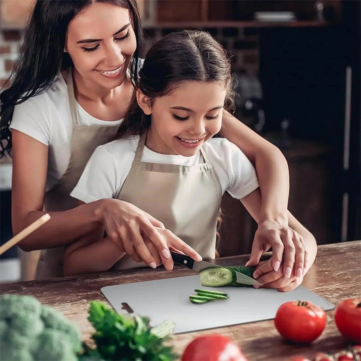 Stainless Steel Vegetable & Fruit Cutting Chopping Board - Cart Sathi