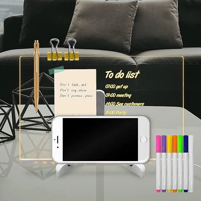 Kids Acrylic Writing Pad With Pen
