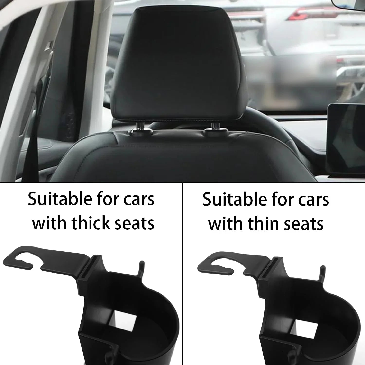 Car Headrest Backseat Organizer 3 in 1 - Cart Sathi