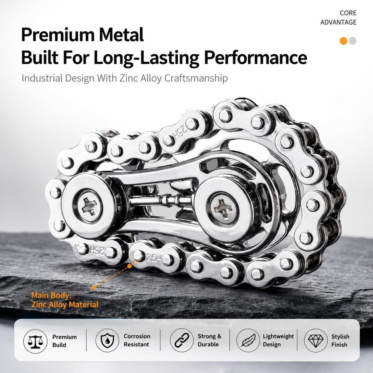 GearLoop Metal Fidget