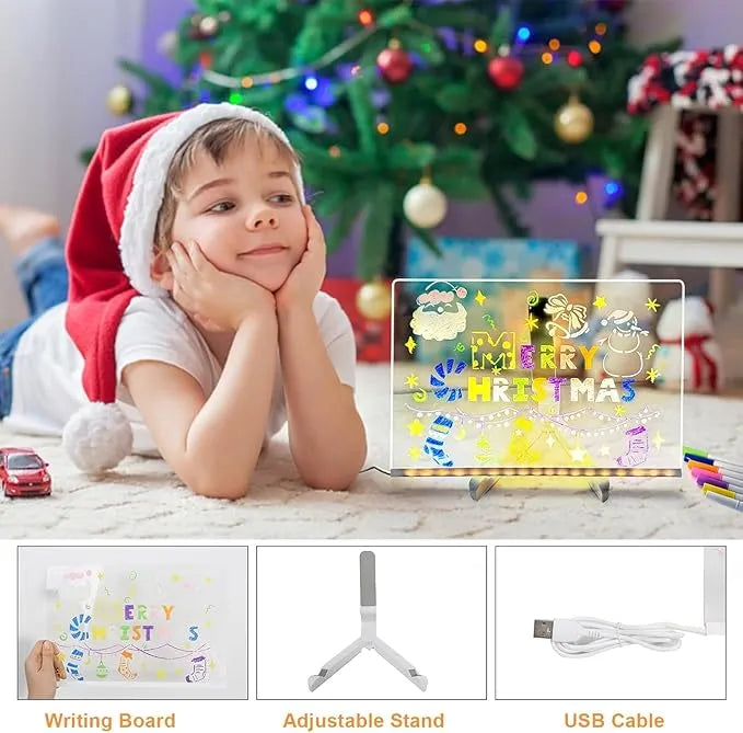 Kids Acrylic Writing Pad With Pen