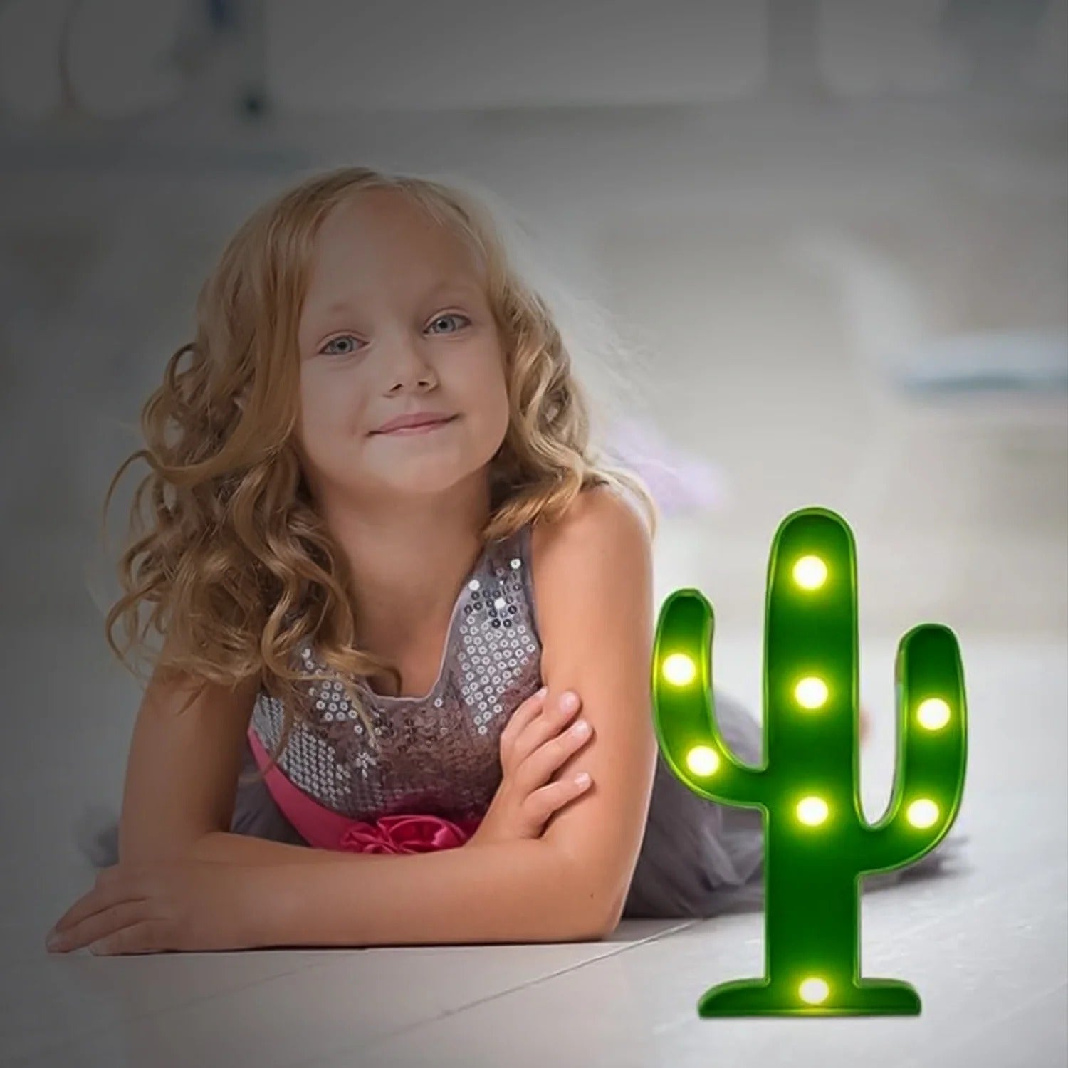 LED Cactus Desk Lamp - Cart Sathi