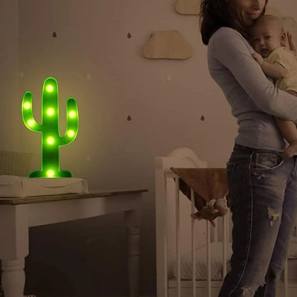 LED Cactus Desk Lamp - Cart Sathi