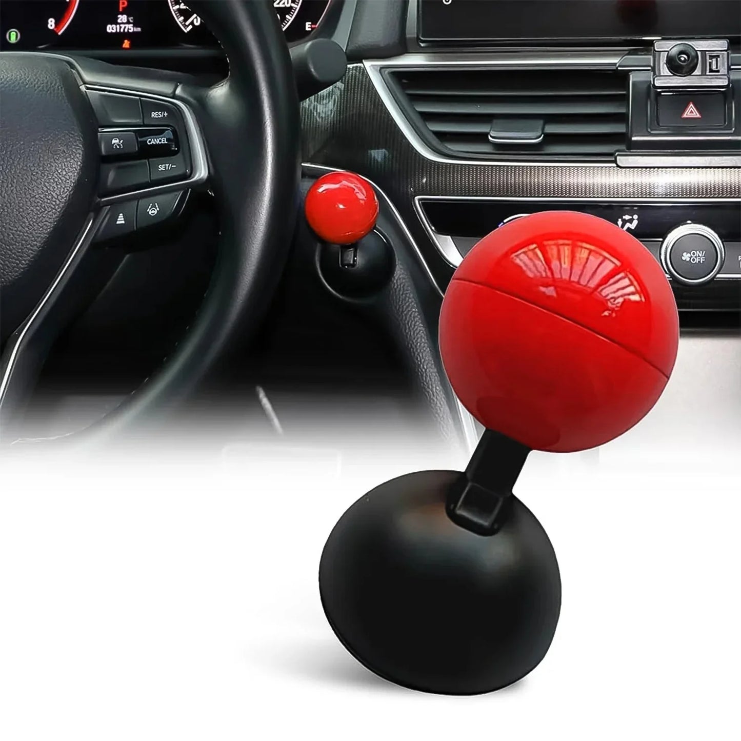 Stylish Push Start Button Accessory for Cars - Cart Sathi