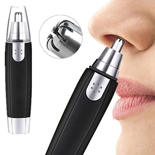Sharp Steel Battery-Operated Ear and Nose Hair Trimmer - Cart Sathi