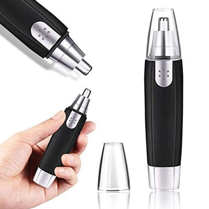 Sharp Steel Battery-Operated Ear and Nose Hair Trimmer - Cart Sathi