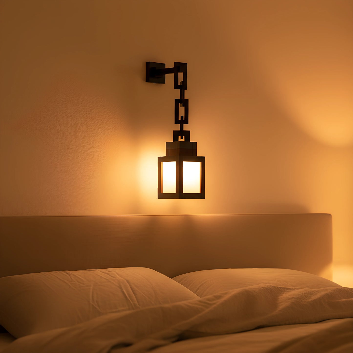 Minecraft Lantern Lamp (16-Color RGB Wall Light with Remote)