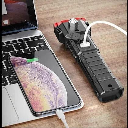 4-in-1 Emergency Car Safety Torch - Cart Sathi