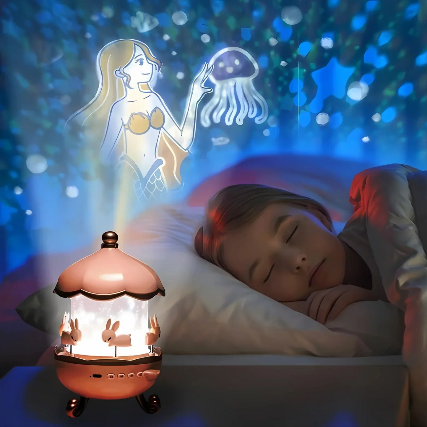 Bunny Projector Lamp For Kids - Cart Sathi