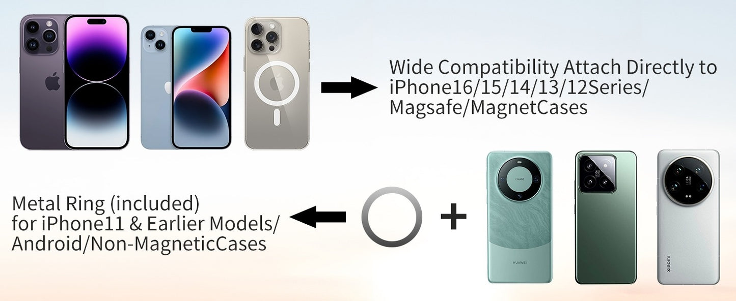 Vacuum Suction Magnetic Phone Holder - Cart Sathi