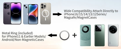 Vacuum Suction Magnetic Phone Holder - Cart Sathi