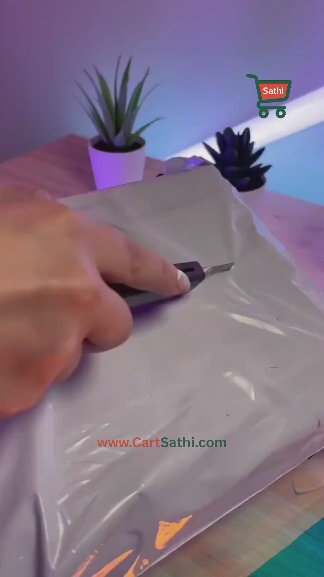 sunset lamp unboxing video