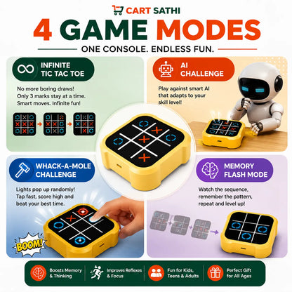 Infinite Tic Tac Toe Game