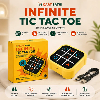 Infinite Tic Tac Toe Game